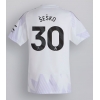 Manchester United Benjamin Sesko #30 Bortedrakt 2025-26 Kortermet